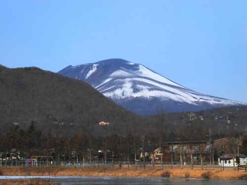 矢ヶ崎公園から見た浅間山